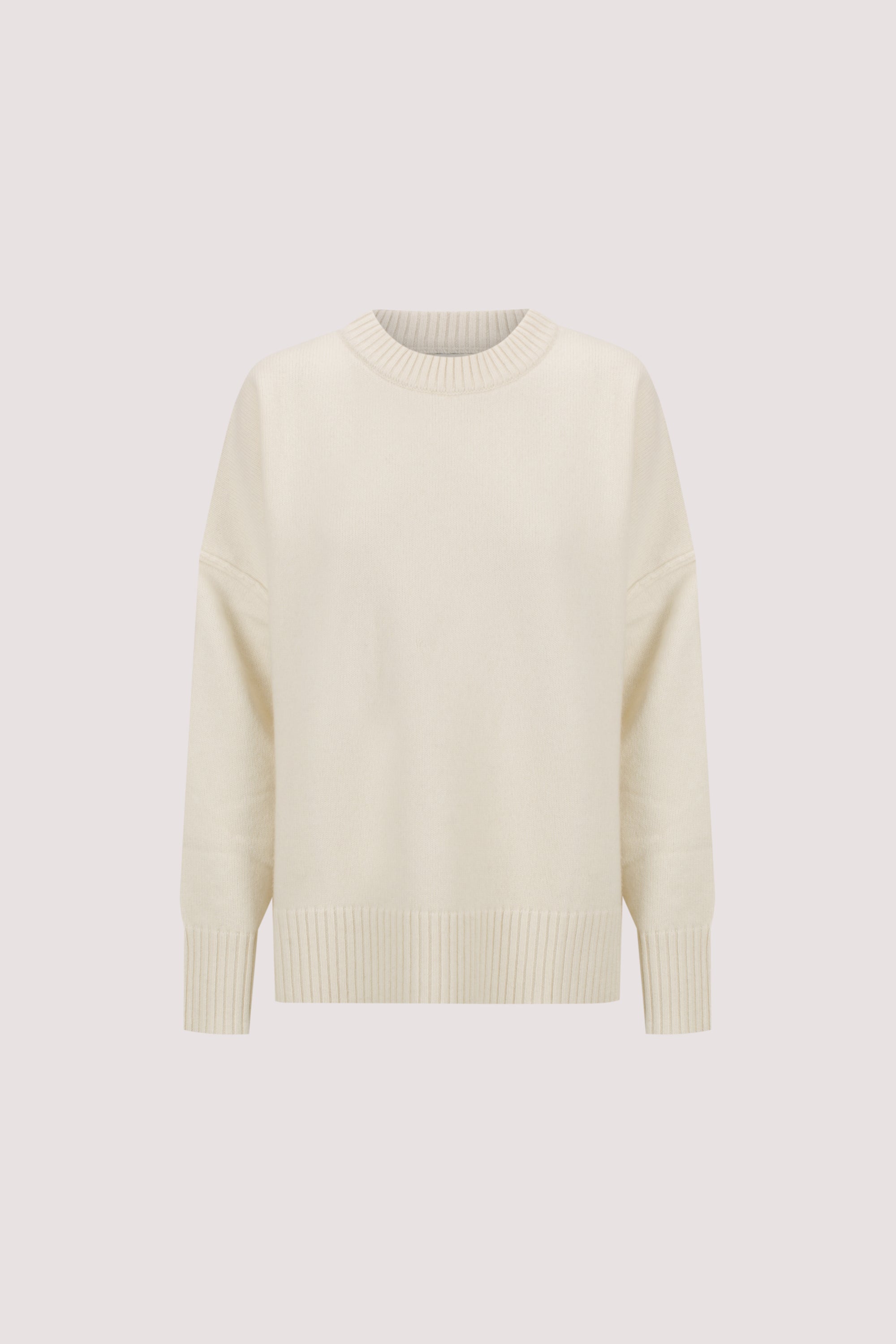 PAIGE CREAM WOOL KNIT JUMPER
