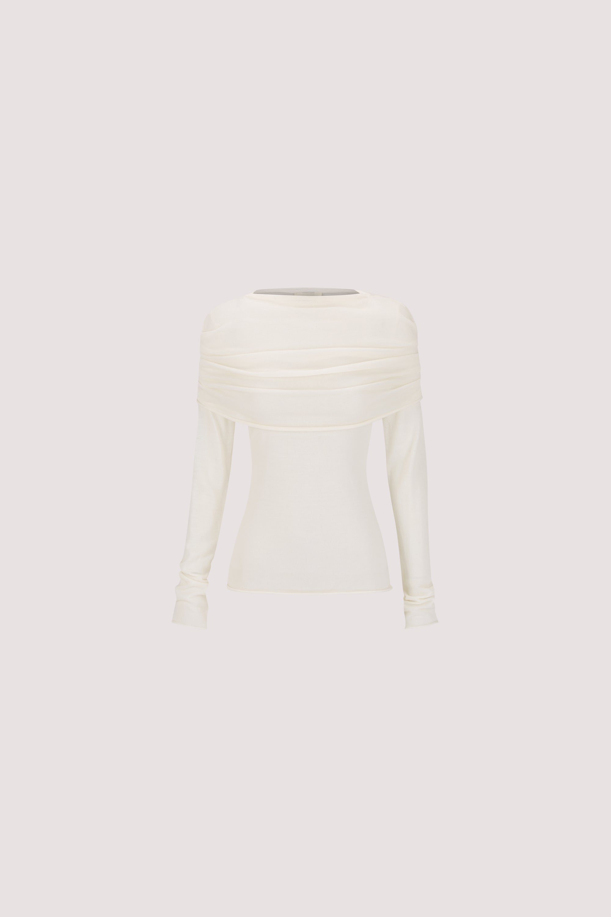 IVY OFF WHITE MERINO LS TOP – DISSH