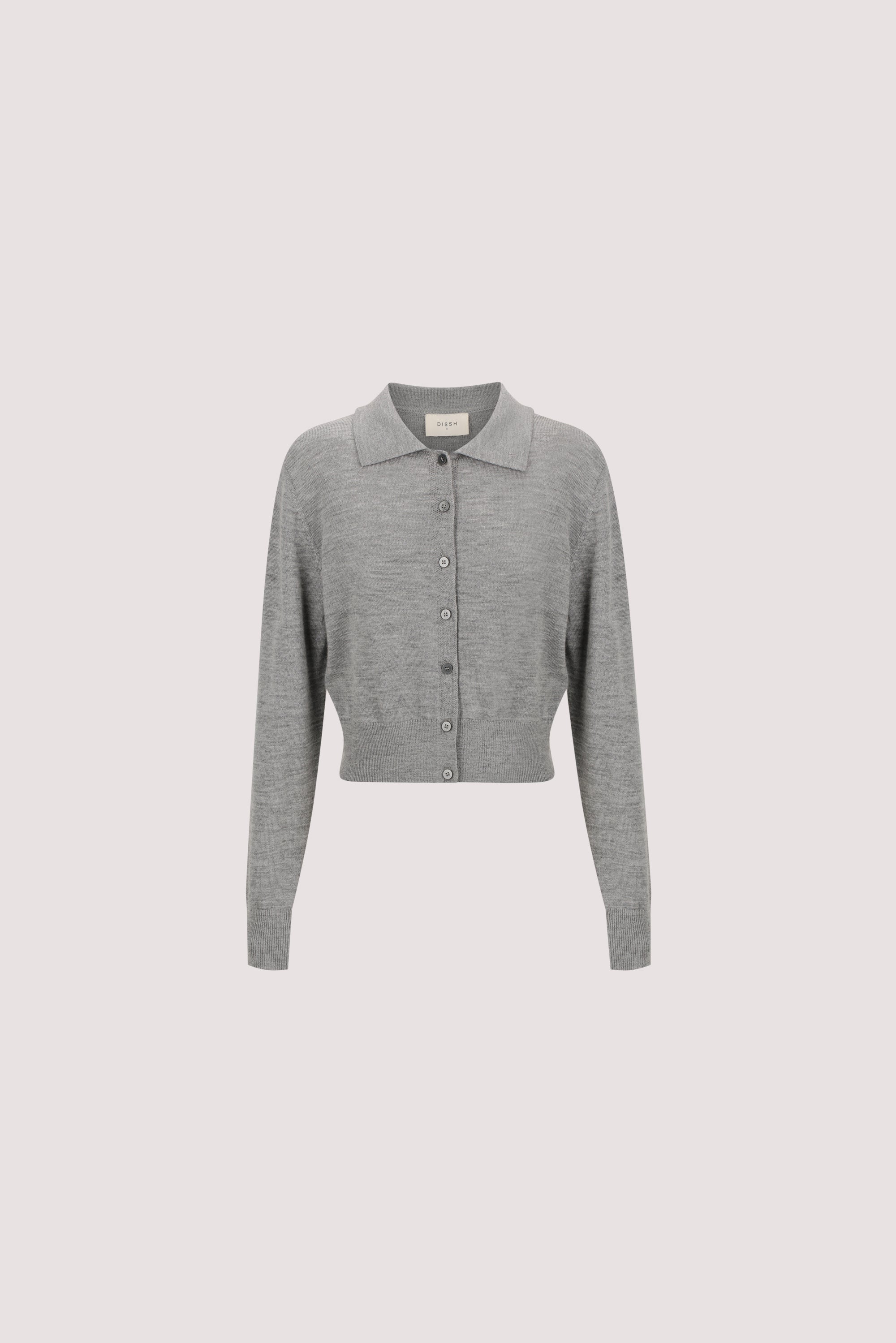 KYRA SILVER MERINO WOOL CARDIGAN – DISSH