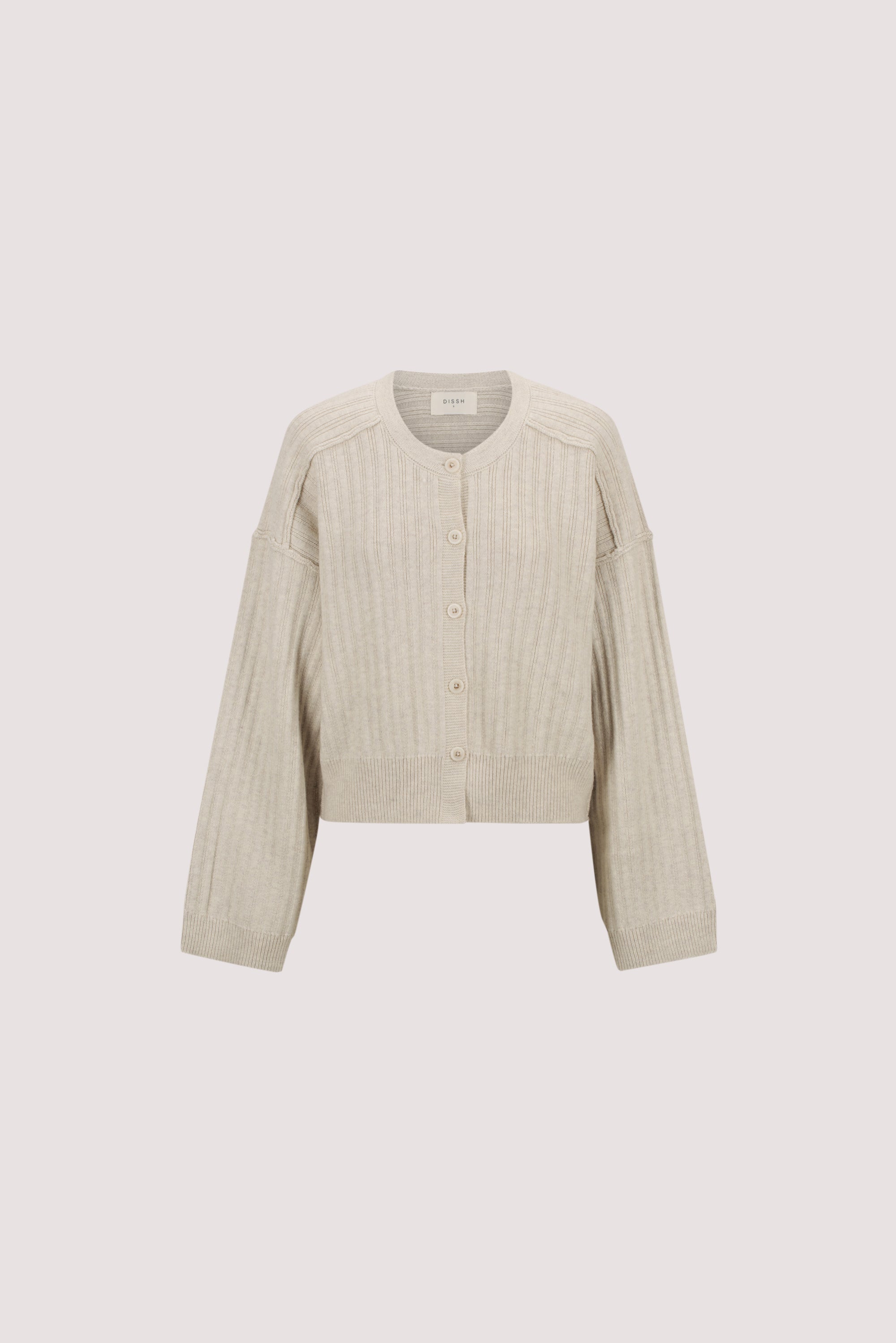 DAHLIA CHALK KNIT CARDIGAN – DISSH