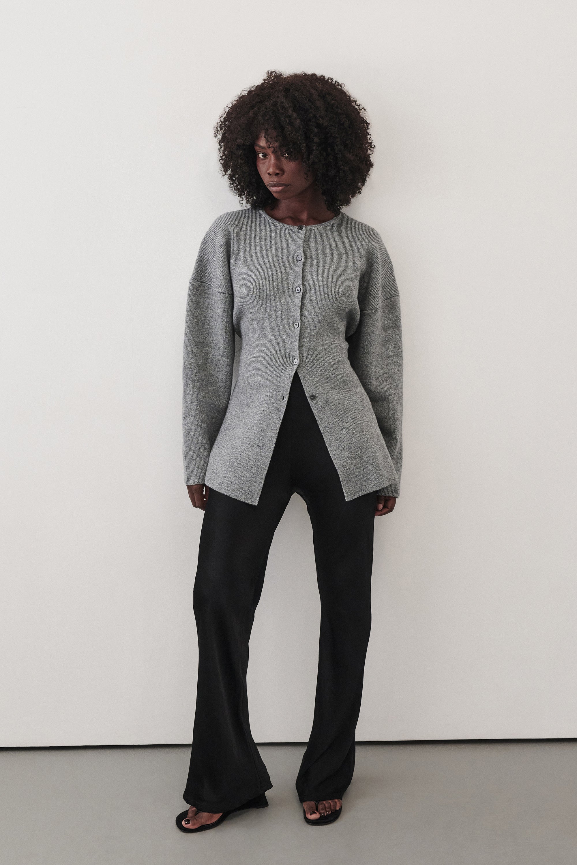 MARTHA GREY MARLE CINCHED CARDIGAN