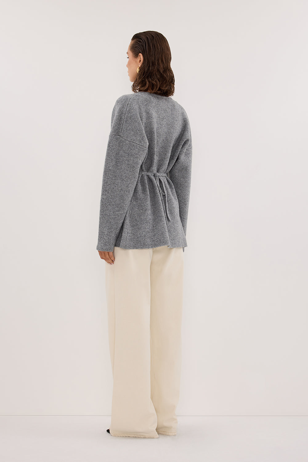 MARTHA GREY MARLE CINCHED CARDIGAN