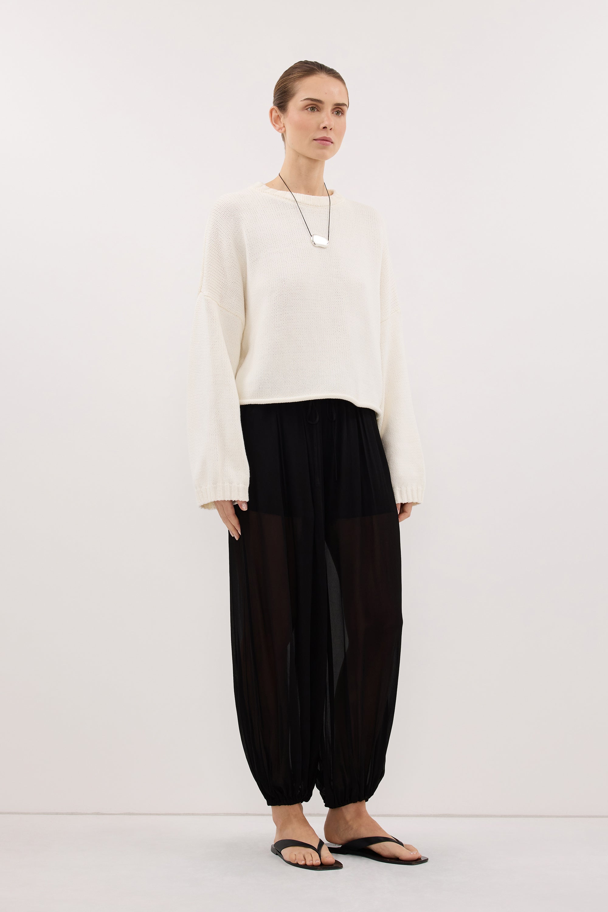 BAY IVORY KNIT JUMPER