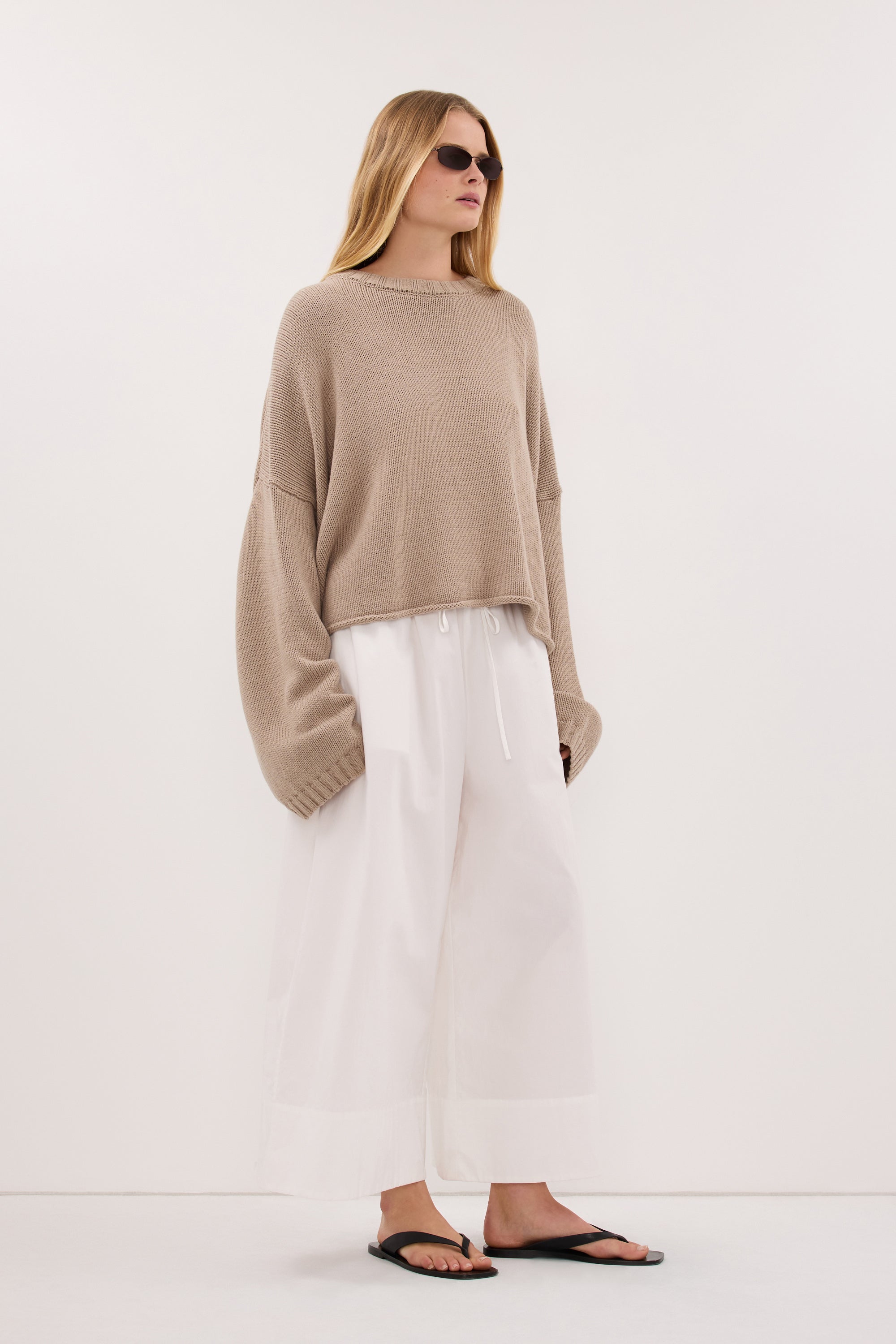 BAY TAUPE KNIT JUMPER