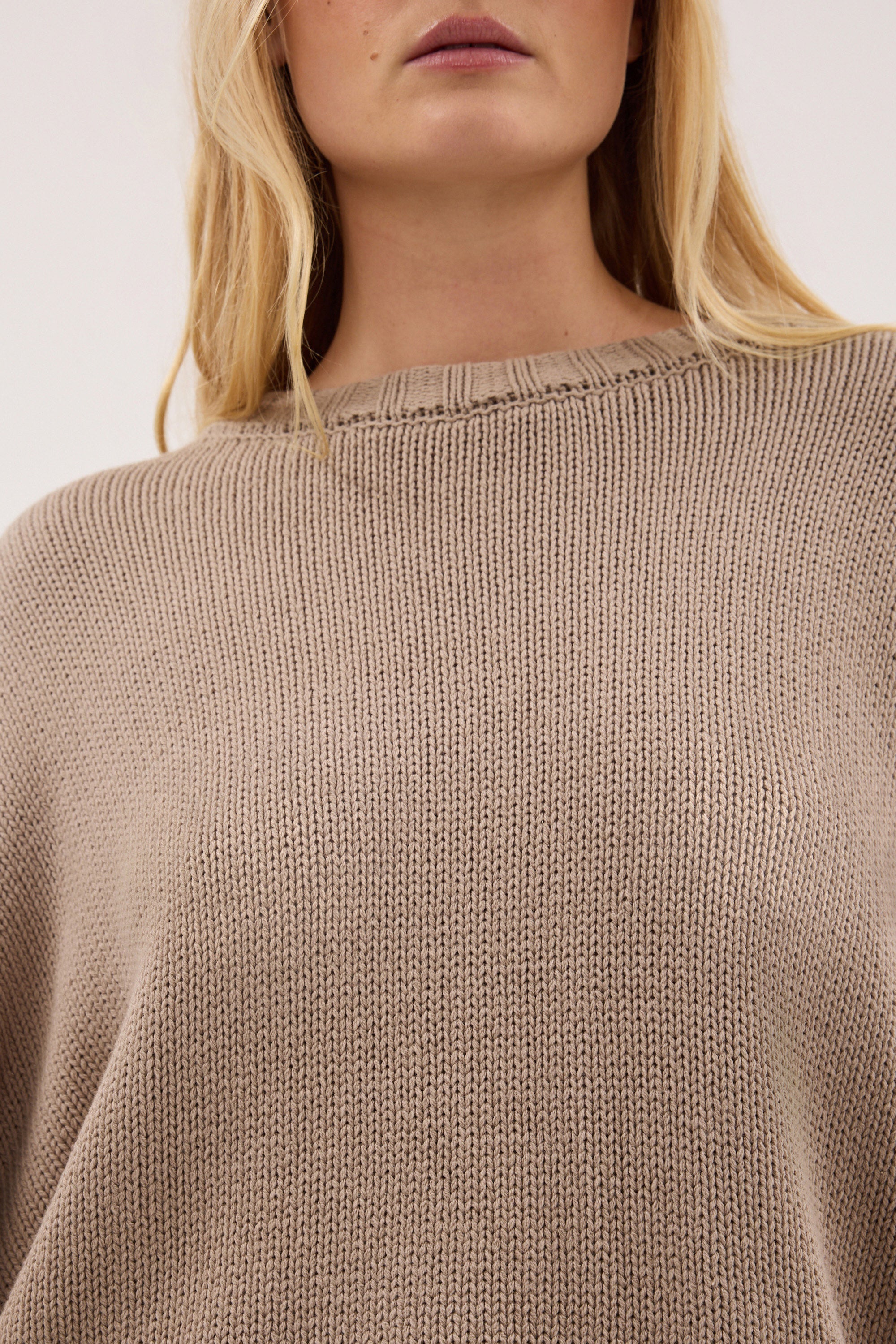 BAY TAUPE KNIT JUMPER