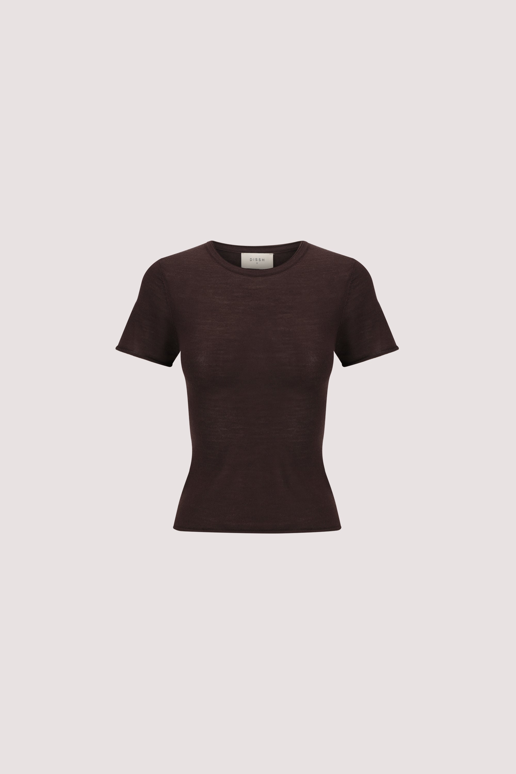 DUKE BITTER CHOC MERINO KNIT BABY TEE