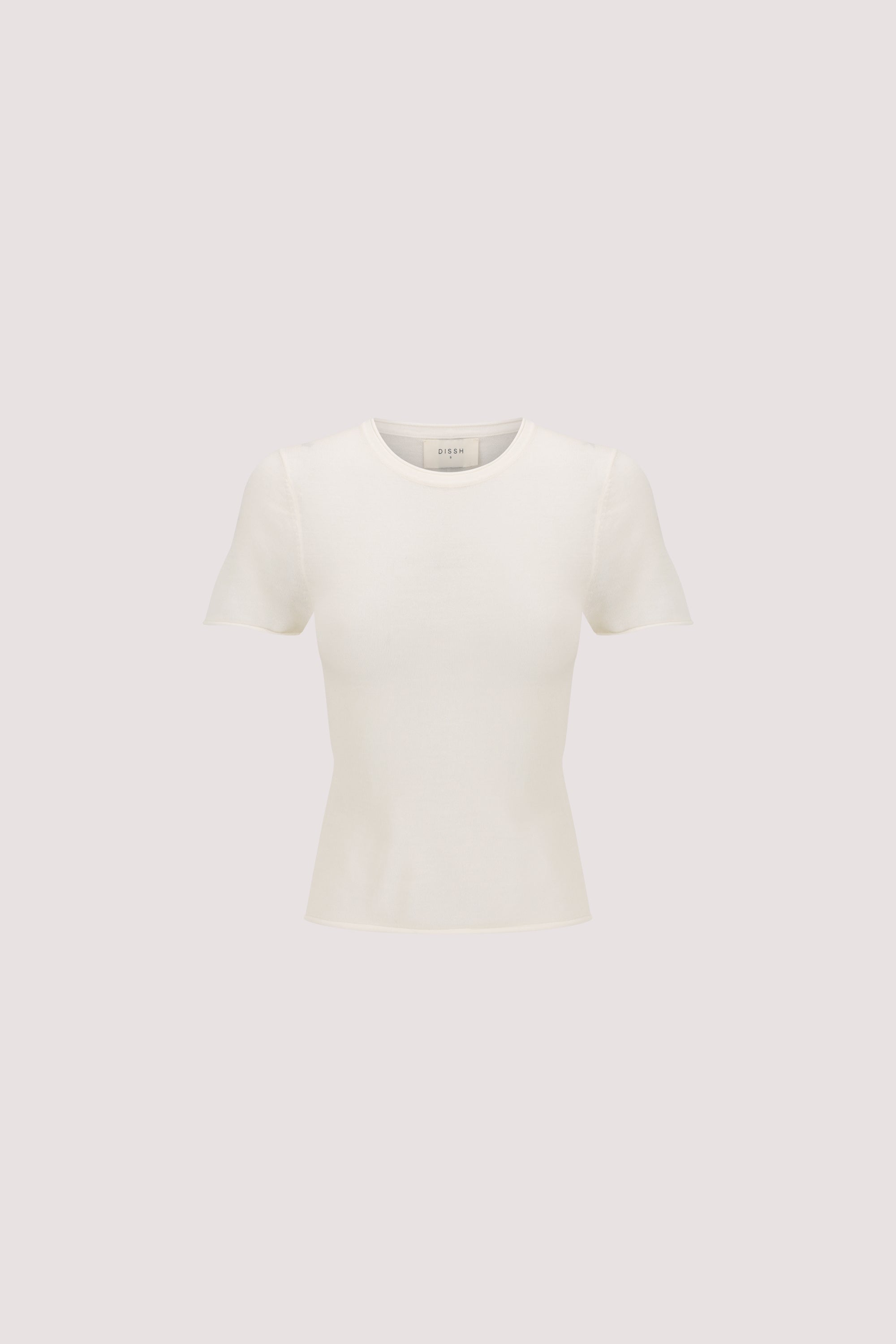 DUKE OFF WHITE MERINO KNIT BABY TEE