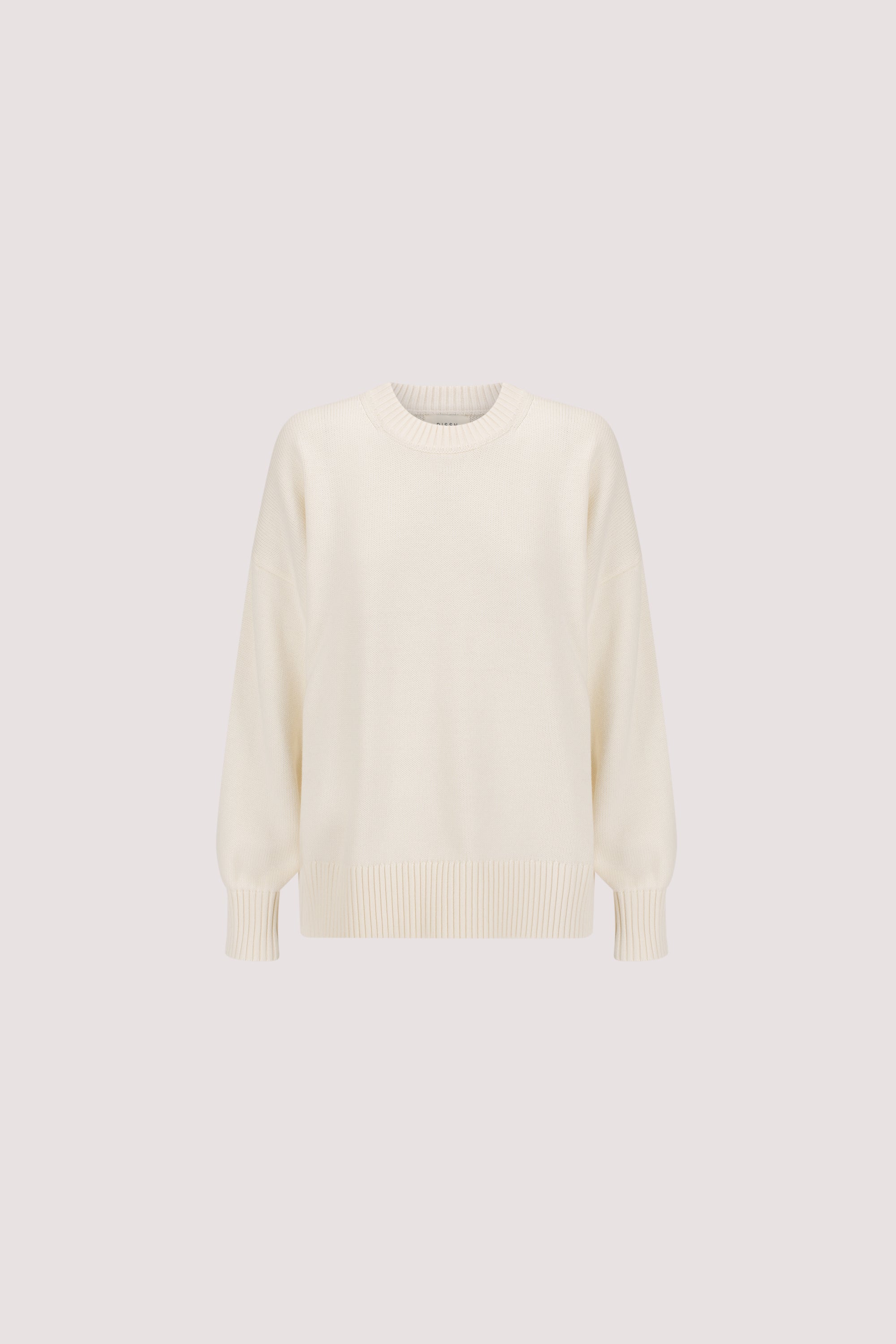 MILA CREAM CREW NECK KNIT JUMPER