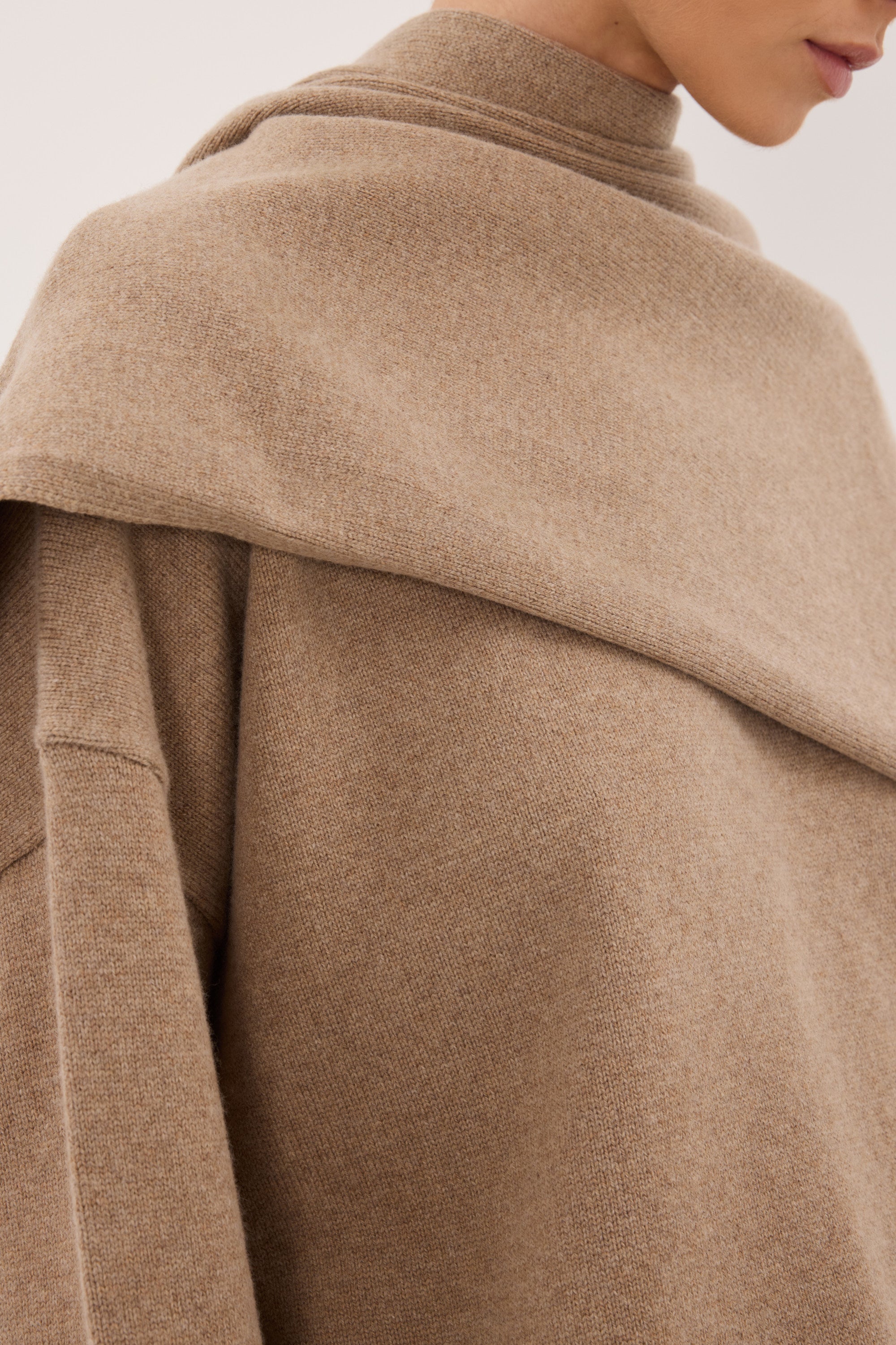 ANDIE OAT SCARF KNIT JUMPER – DISSH