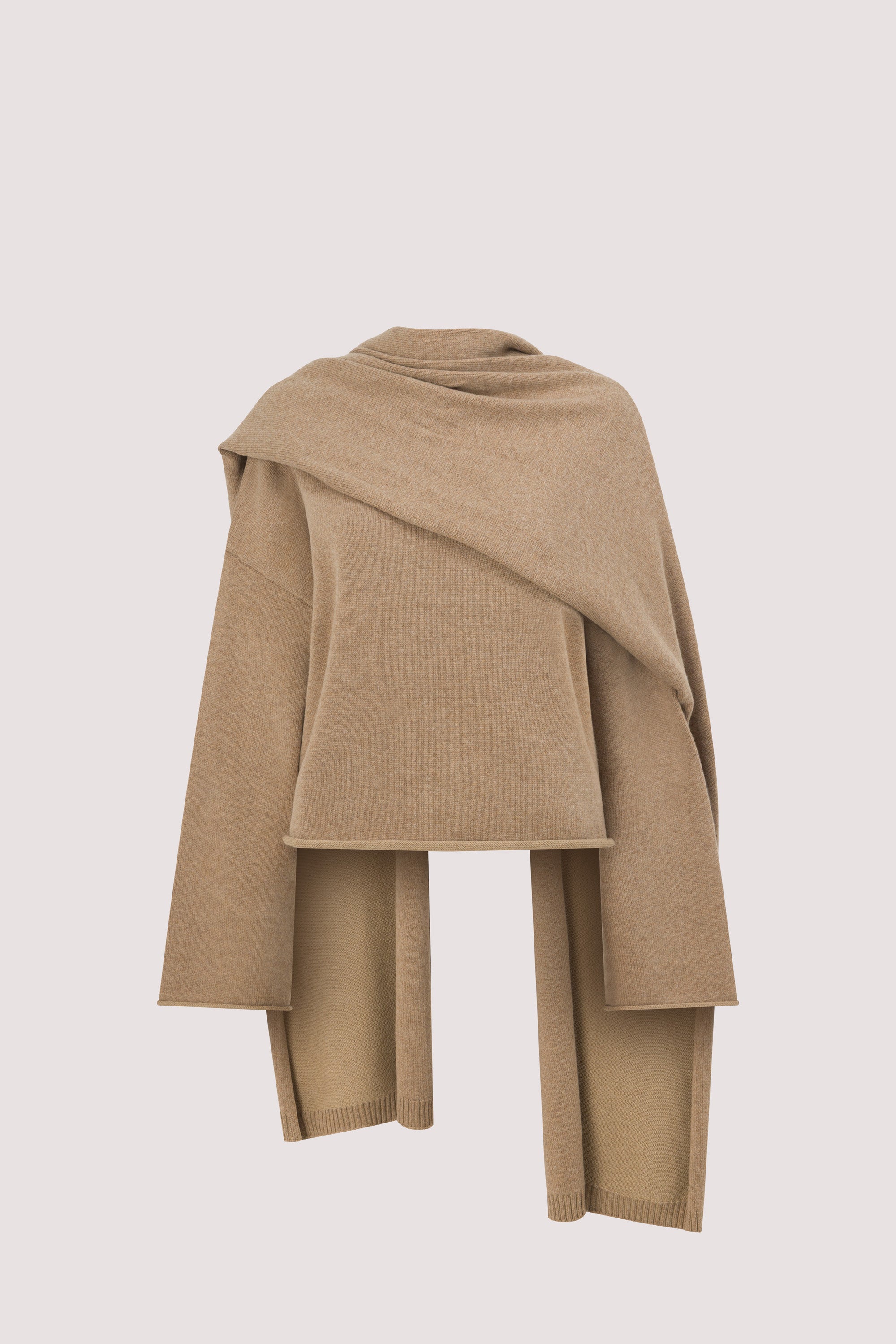 ANDIE OAT SCARF KNIT JUMPER – DISSH
