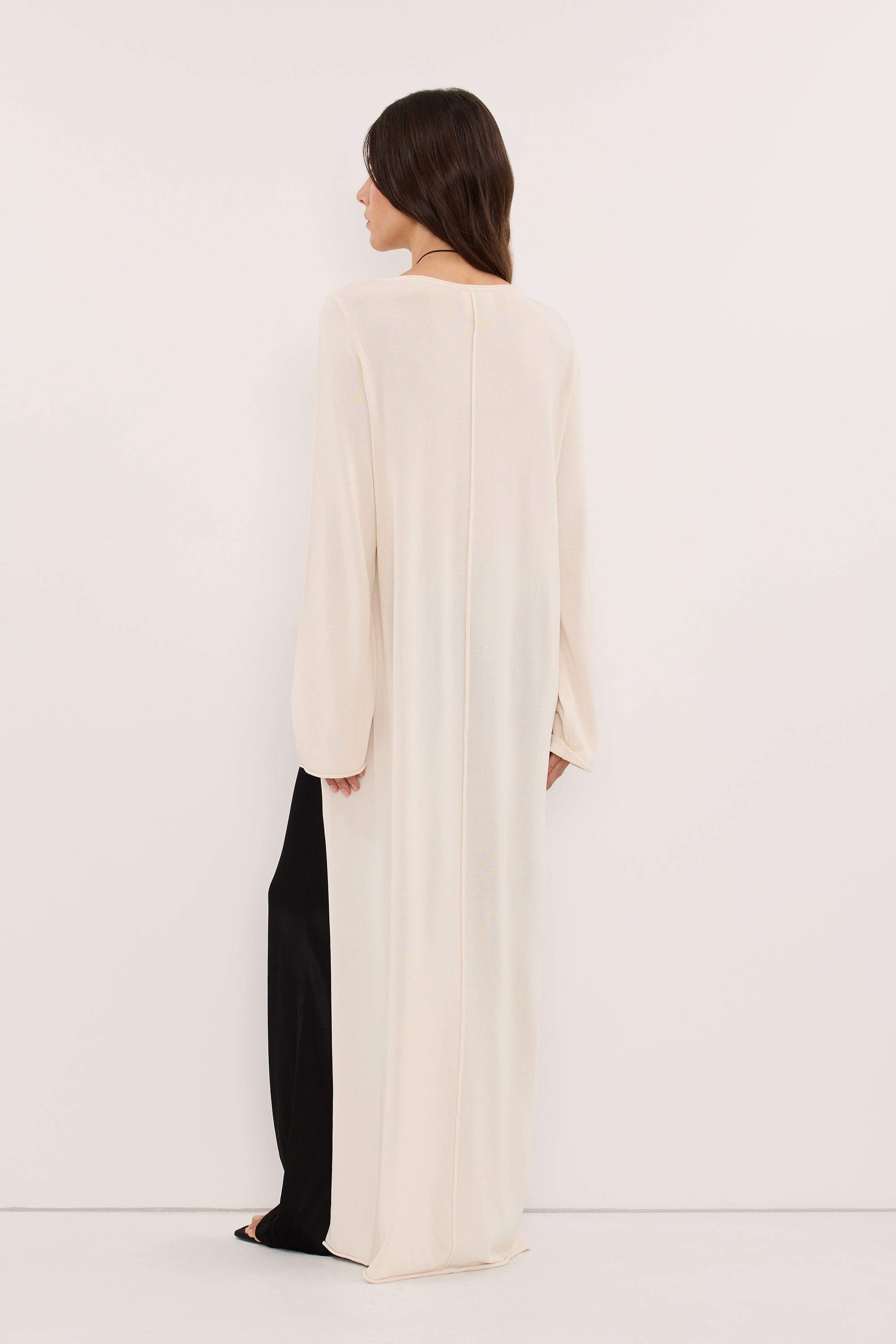 DAPHNE MILK KNIT CAPE TOP - PRE ORDER