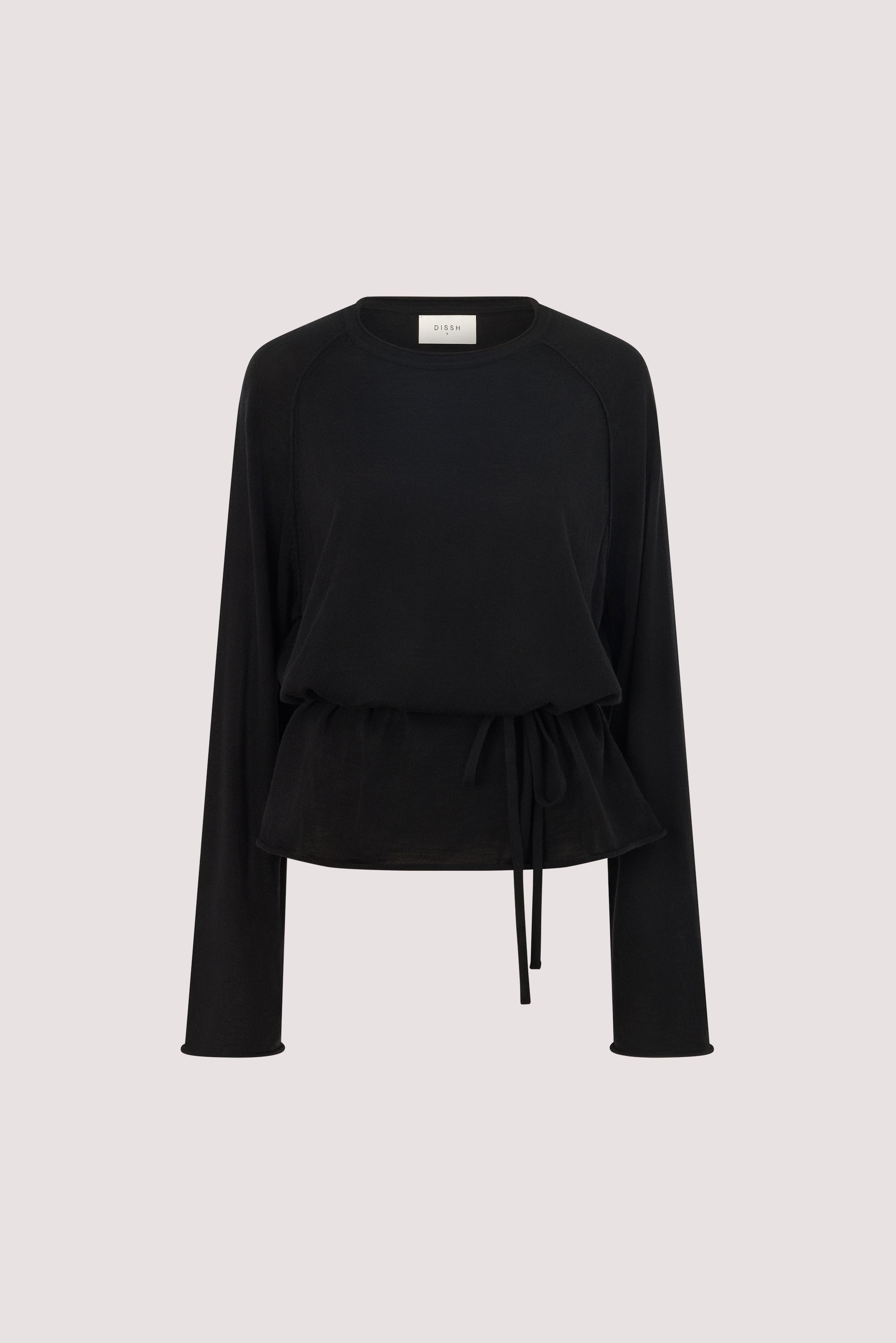 DUKE BLACK TIE MERINO KNIT TOP