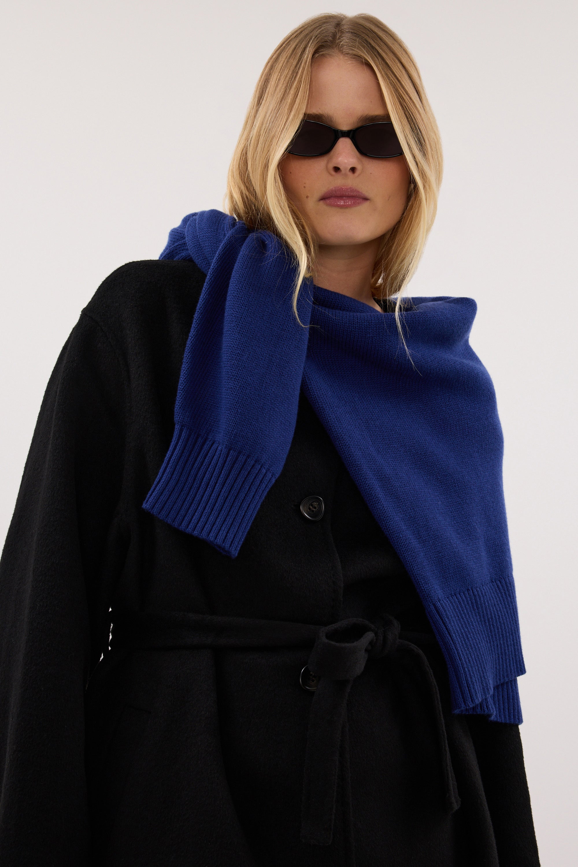 CECILIA COBALT CREW NECK JUMPER