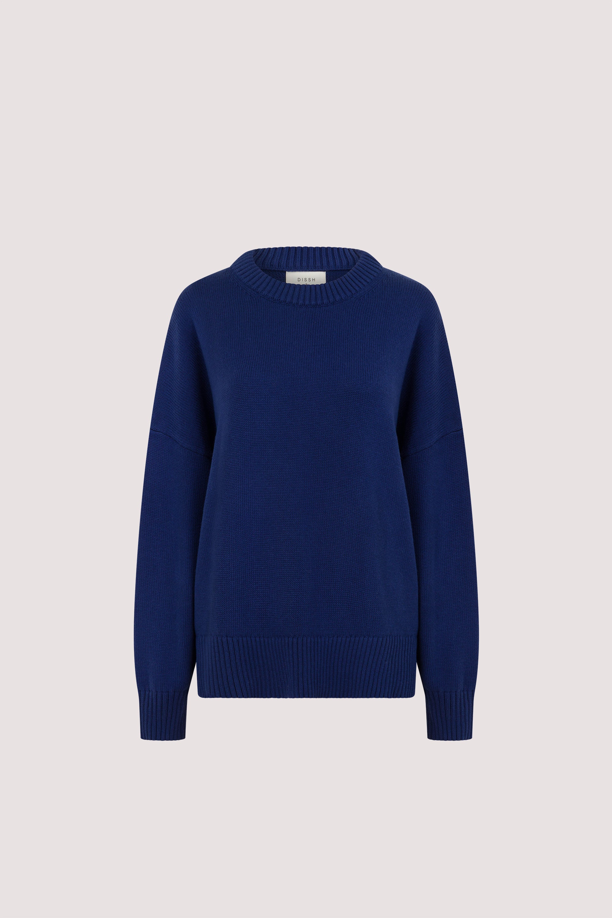 CECILIA COBALT CREW NECK JUMPER