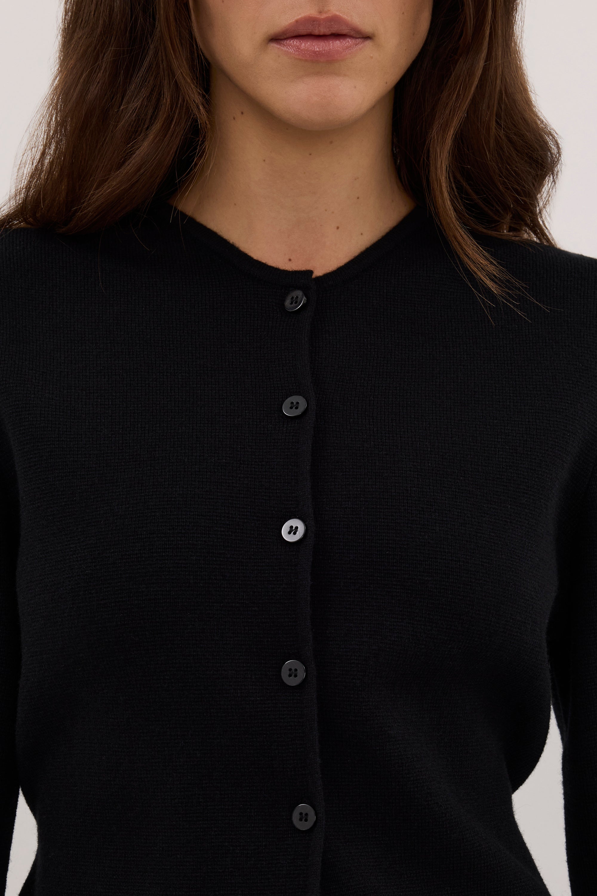 ELIZA BLACK CINCHED CARDIGAN