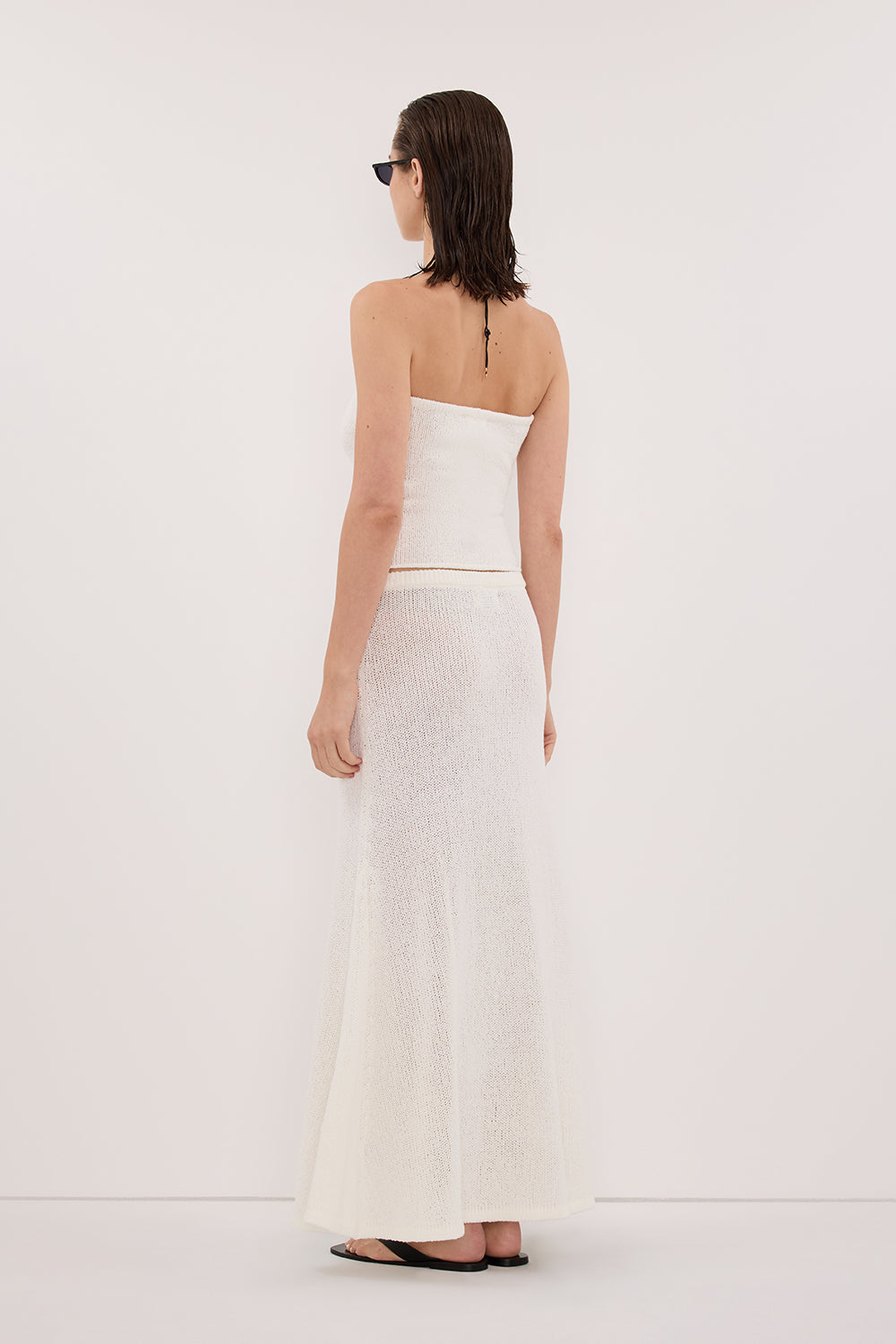 ALTHEA OFF WHITE MAXI SKIRT