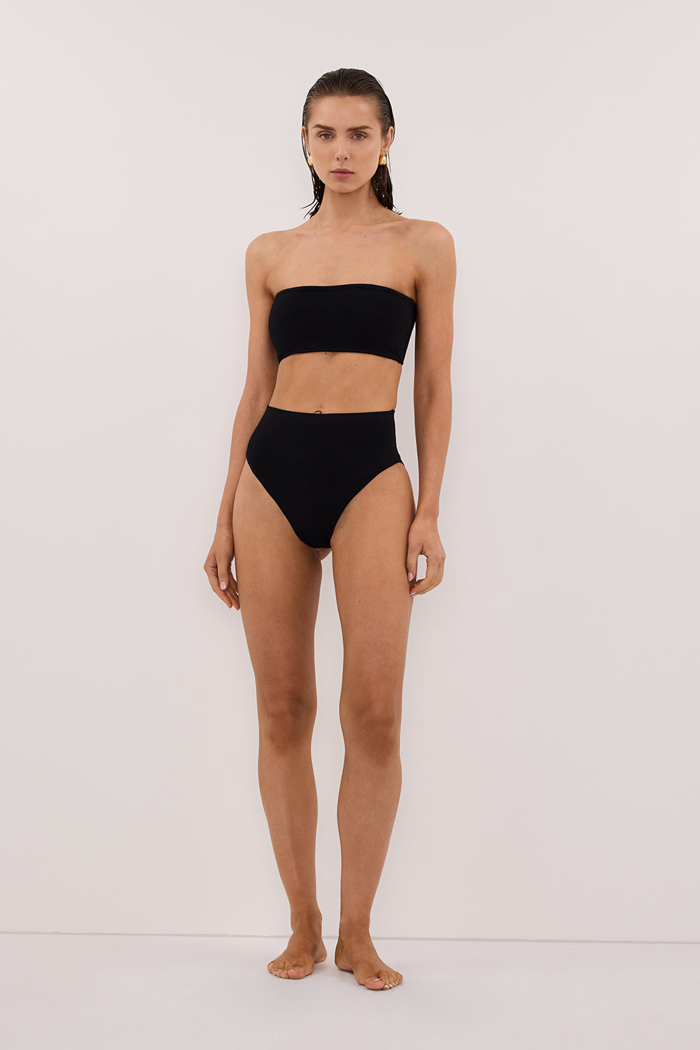 BASE BLACK HIGH WAIST BRIEF