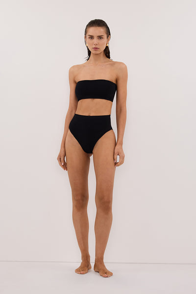 Stas wearing BASE BLACK HIGH WAIST BRIEF