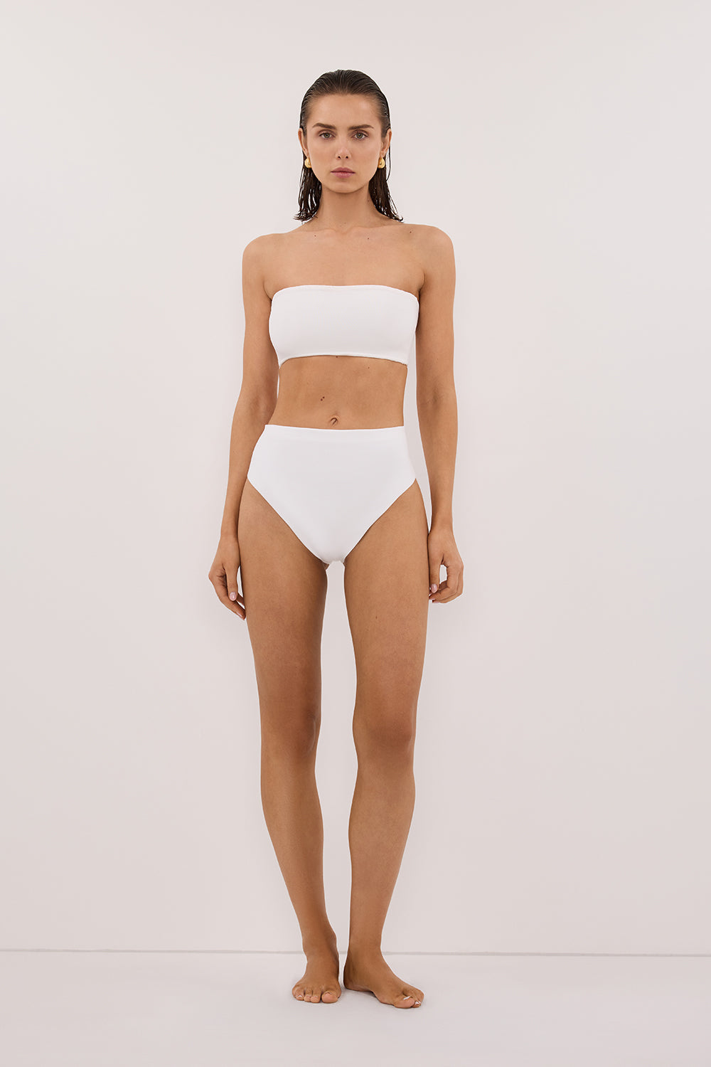 BASE OFF WHITE HIGH WAIST BRIEF