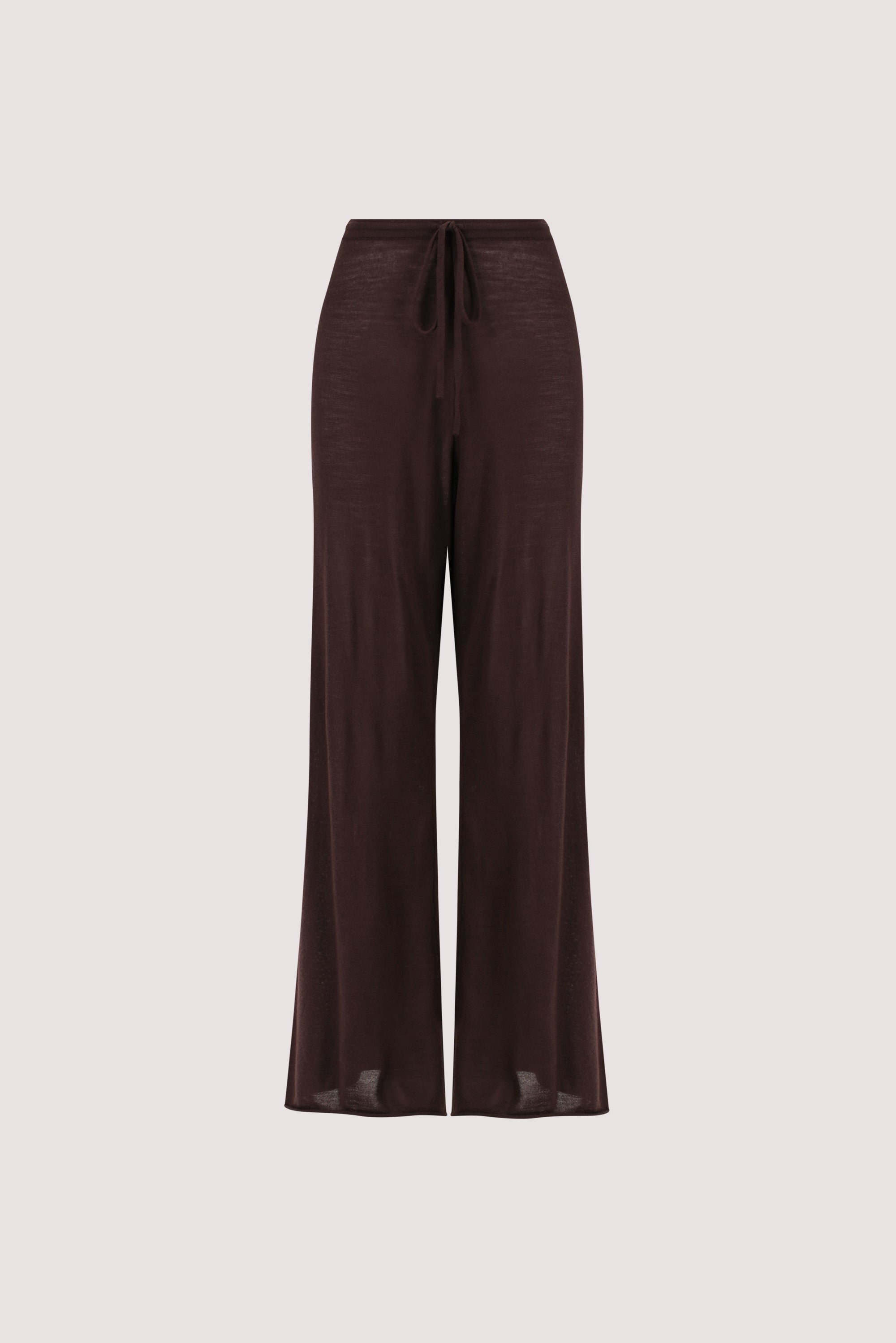 DUKE BITTER CHOC MERINO KNIT PANTS