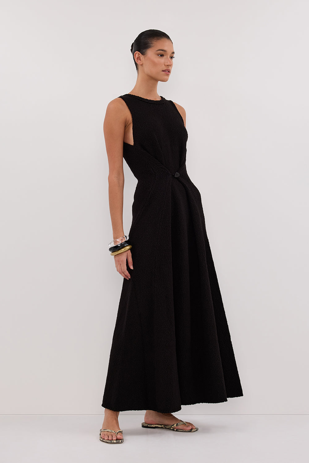 Sue Knit Maxi Dress in Black By DISSH Sue Knit Maxi Dress in Black By DISSH