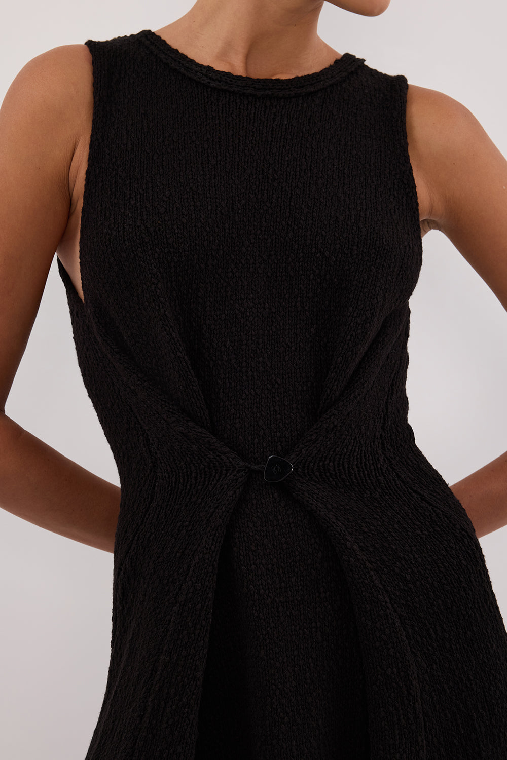 Sue Knit Maxi Dress in Black By DISSH Sue Knit Maxi Dress in Black By DISSH
