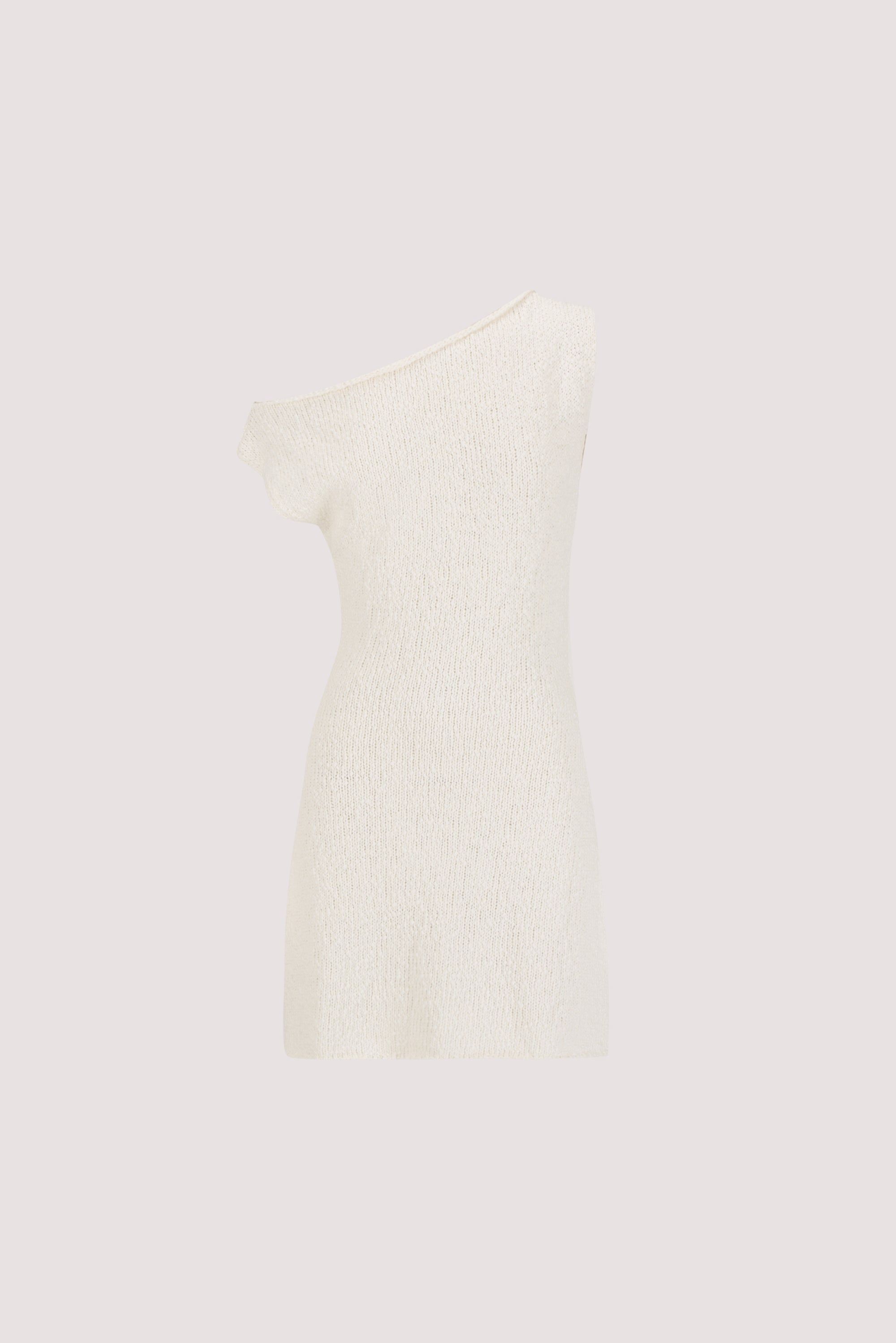 DINA OFF WHITE ASYM MINI DRESS – DISSH