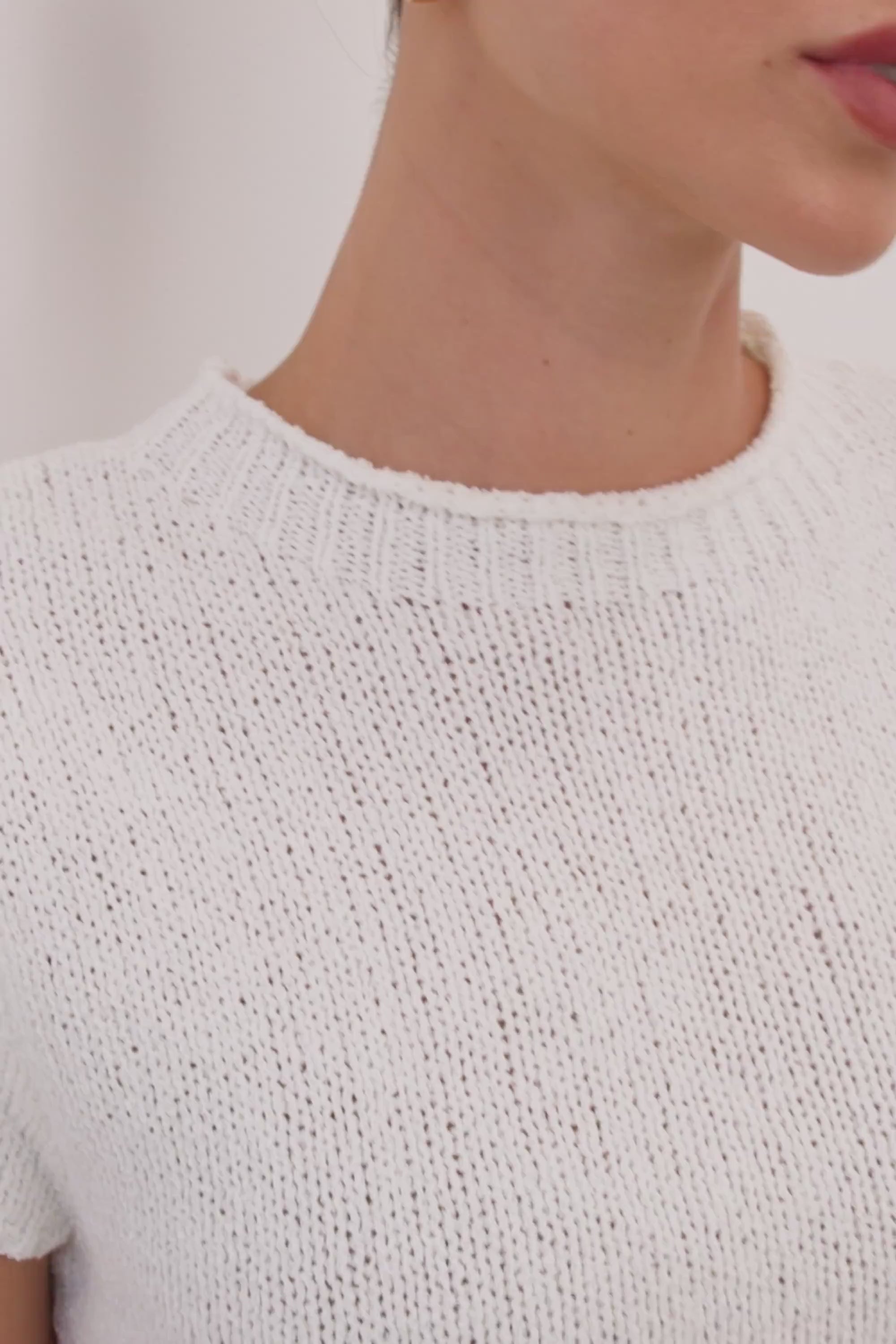 LEO OFF WHITE KNIT TOP – DISSH