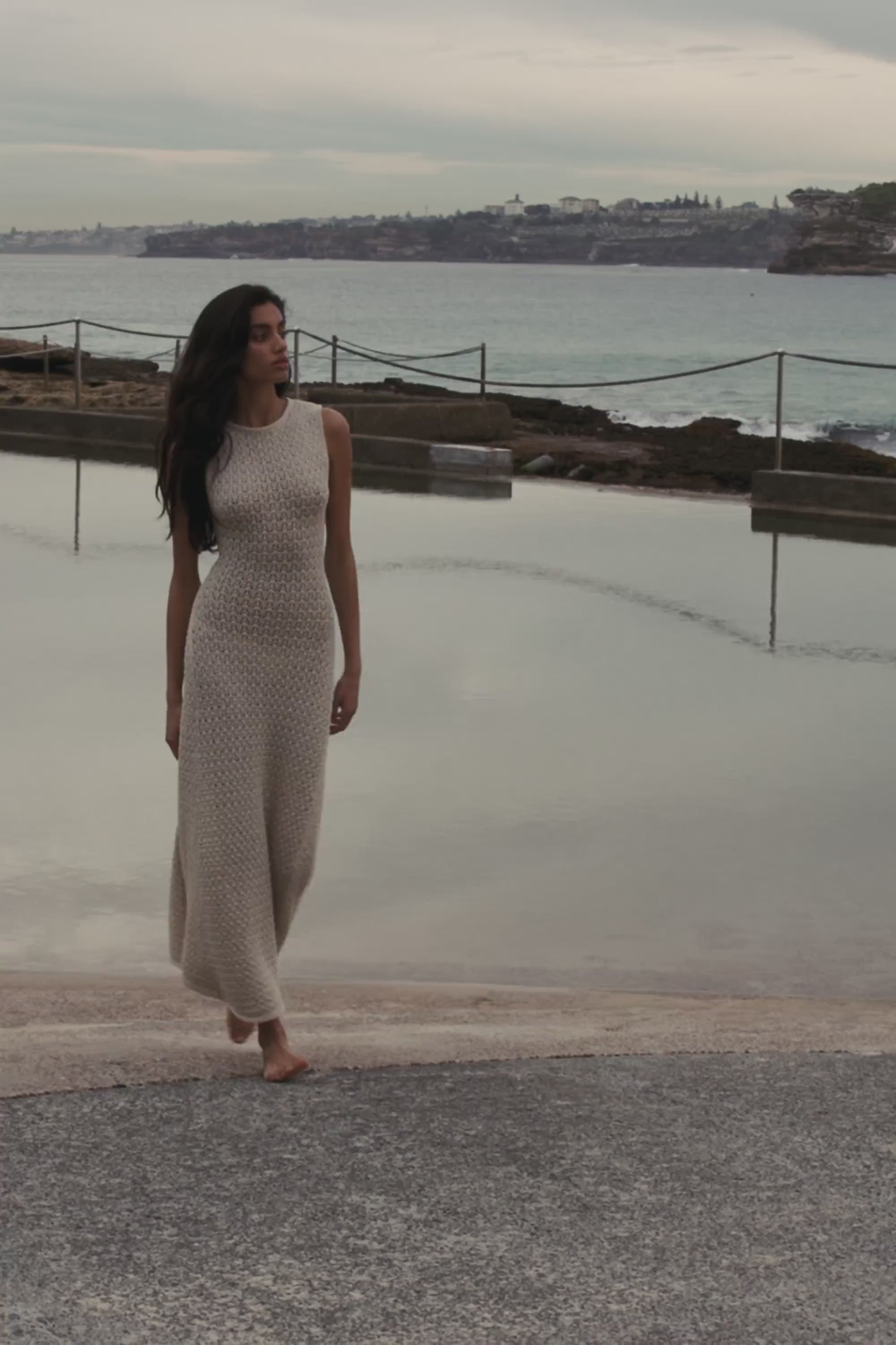 HALO NATURAL KNIT MAXI DRESS