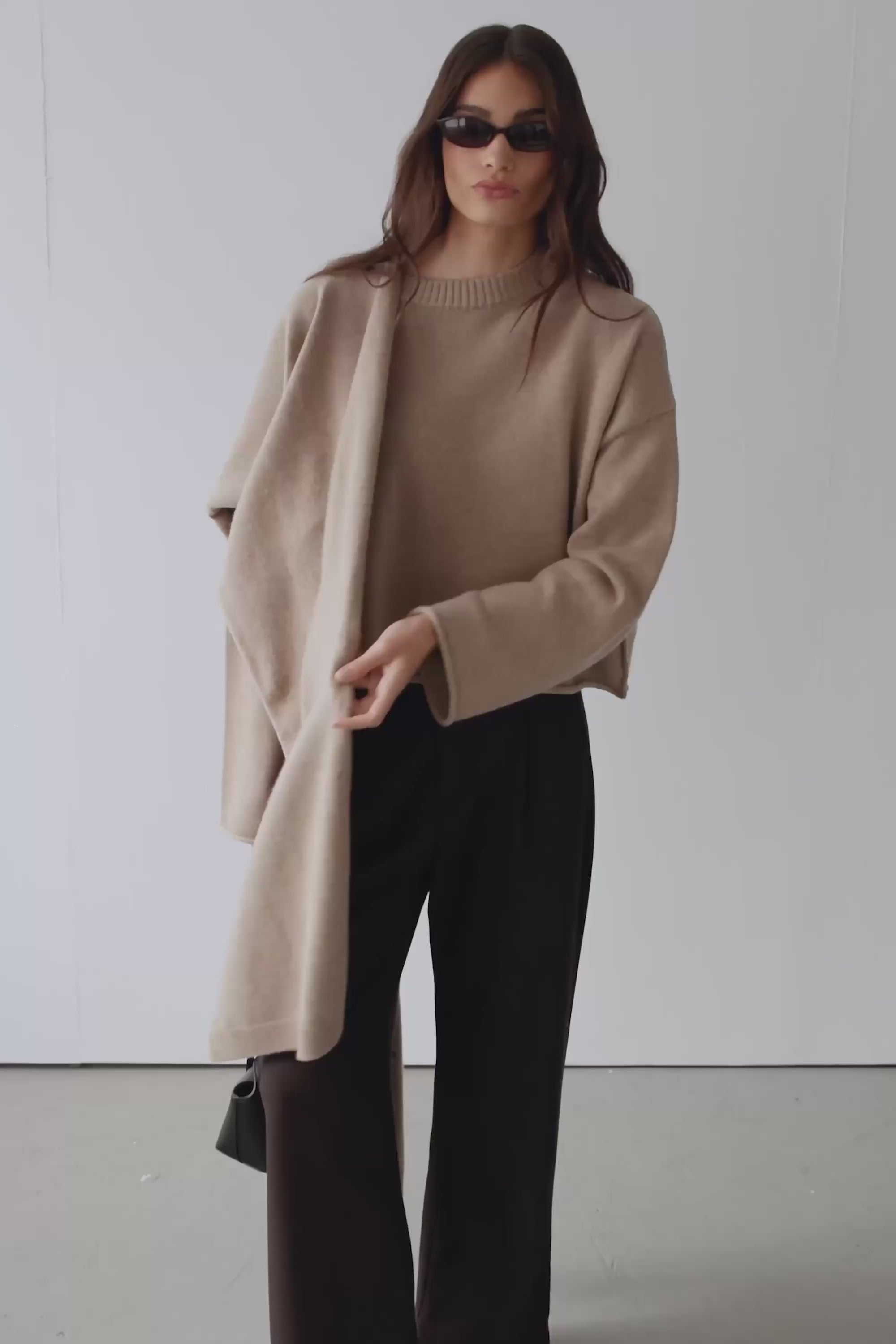 ANDIE OAT SCARF KNIT JUMPER – DISSH