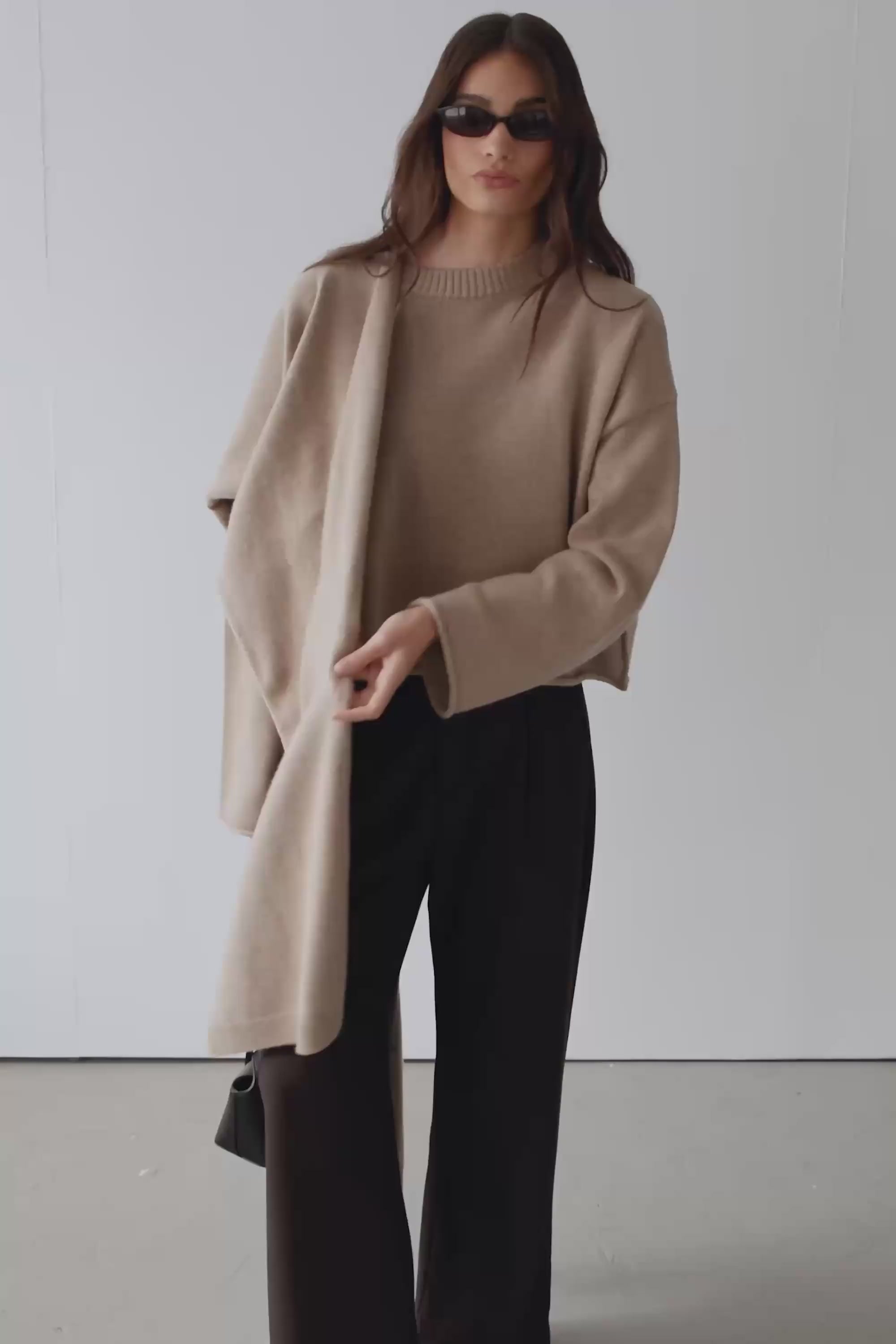 ANDIE OAT SCARF KNIT JUMPER – DISSH