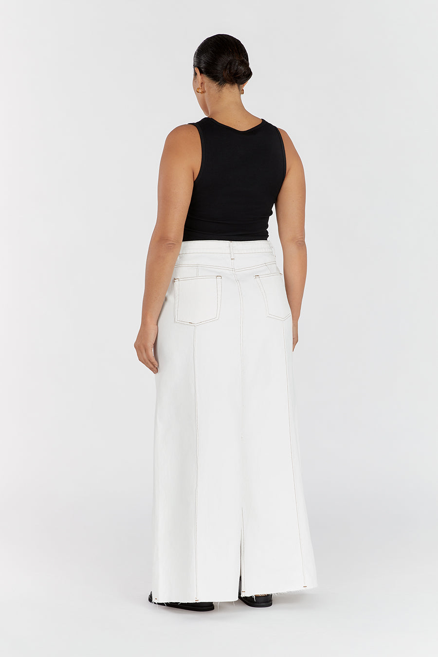 White denim clearance skirt general pants