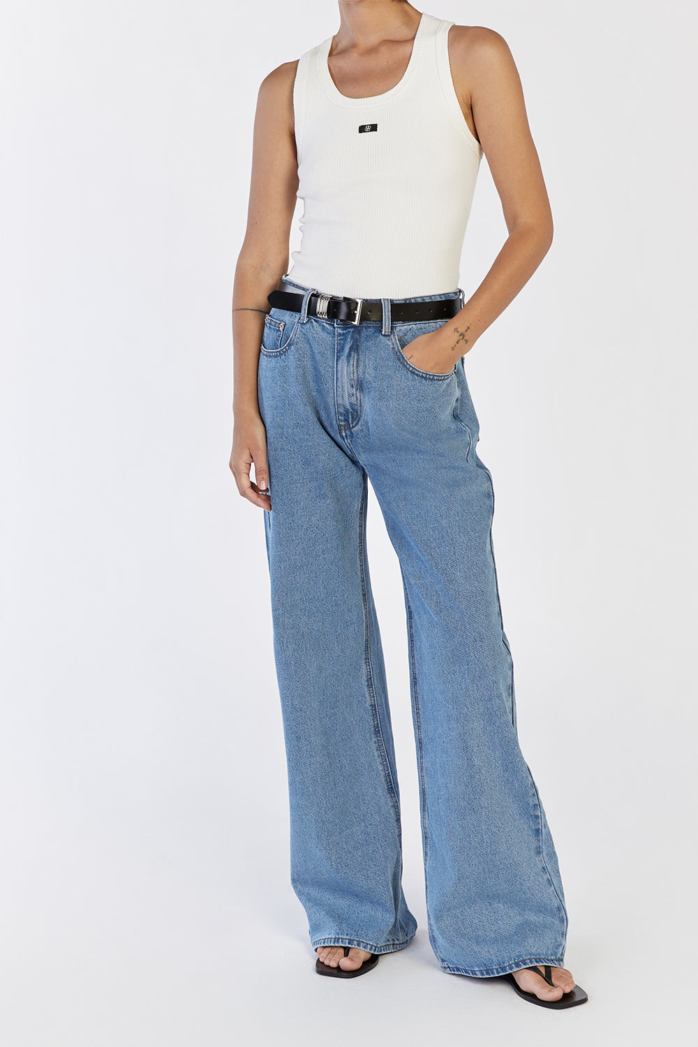 REAGAN VINTAGE BLUE SLOUCHY DENIM JEAN