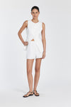 JESSIE WHITE LINEN SHORT