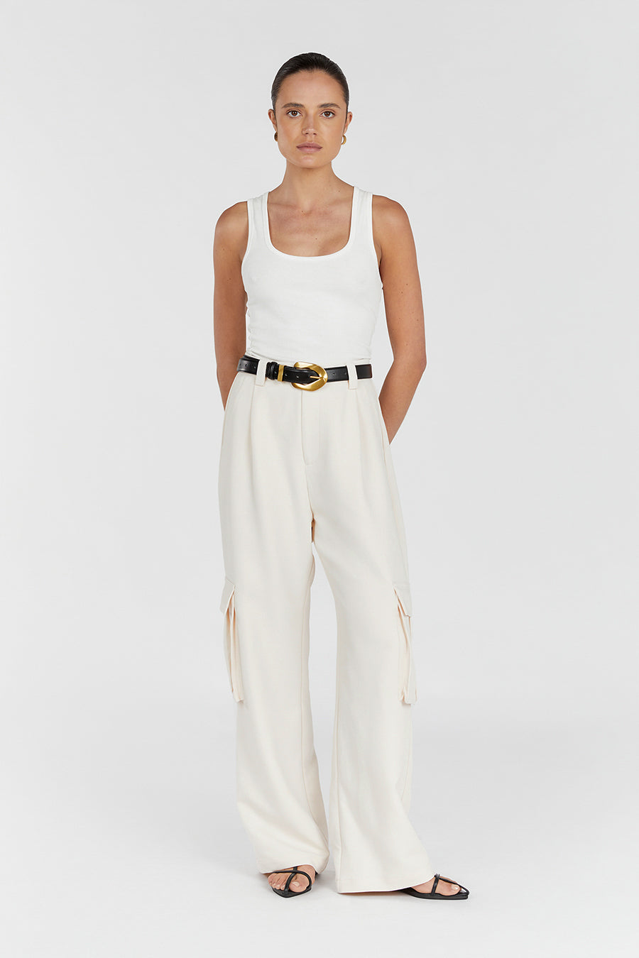 WILLA CREAM CARGO PANT