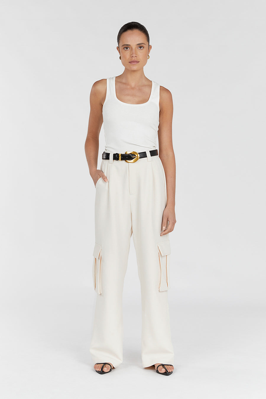 WILLA CREAM CARGO PANT