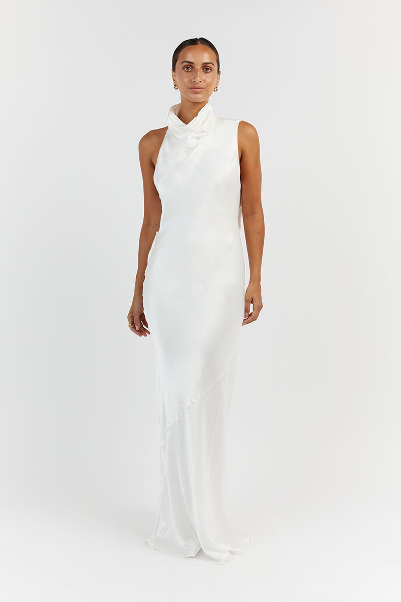 Lainey Midi Dress White