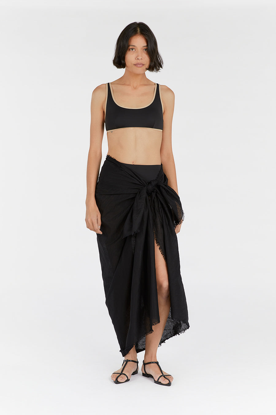 Black hotsell maxi sarong