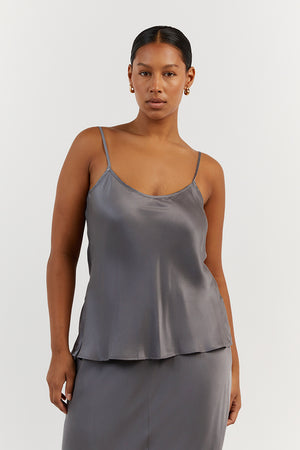 Breathe new life into your off-duty uniform with our Sam silk cami