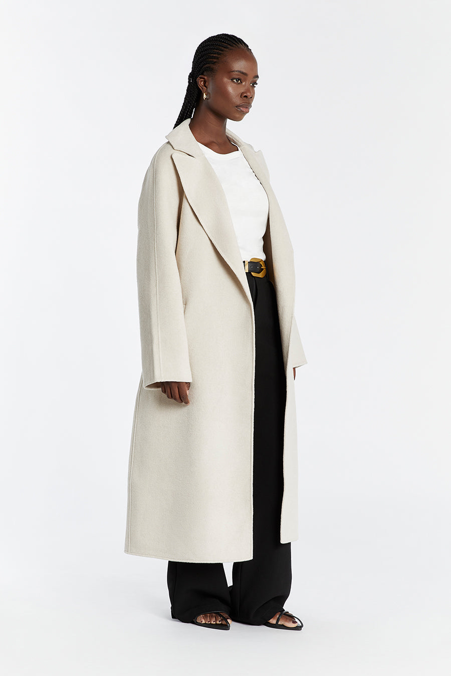 Felt trench coat hotsell