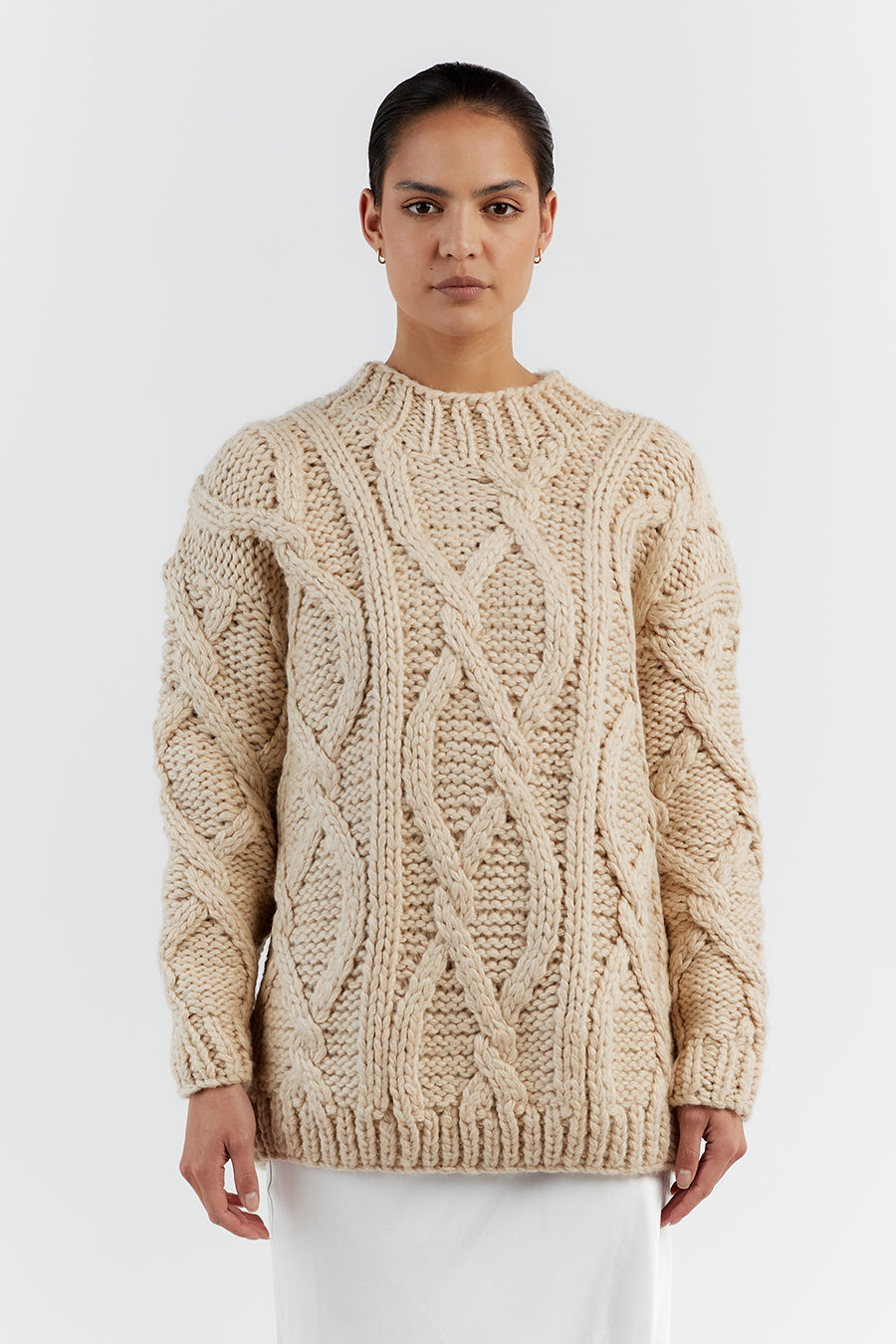 Cable knit deals jumper