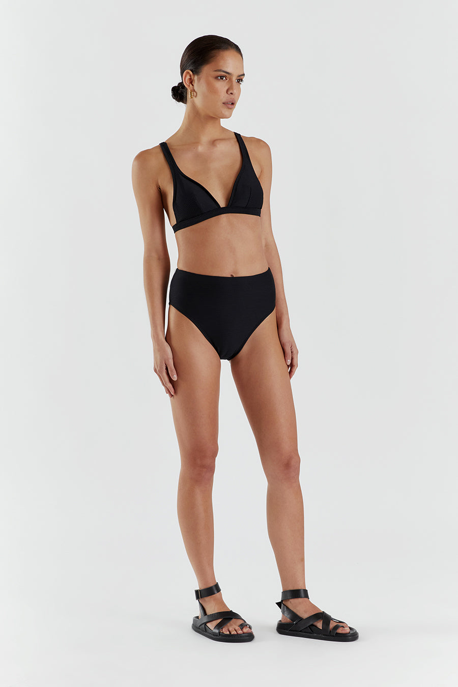 AMAYA BLACK HIGH WAISTED BRIEF