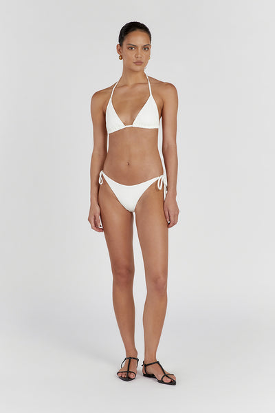 Michelle wearing CALLIE OFF WHITE SIDE TIE BRIEF