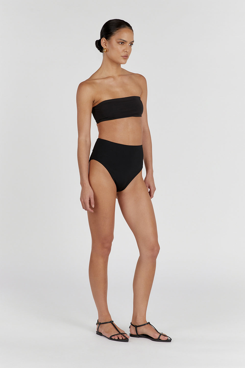 CALLIE BLACK HIGH WAISTED BRIEF