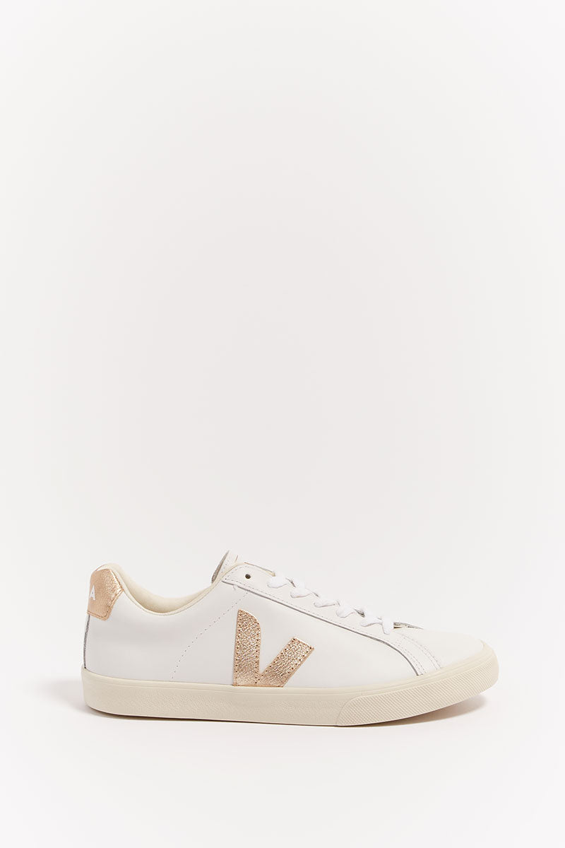 VEJA ESPLAR LEATHER WHITE PLATINE Dissh