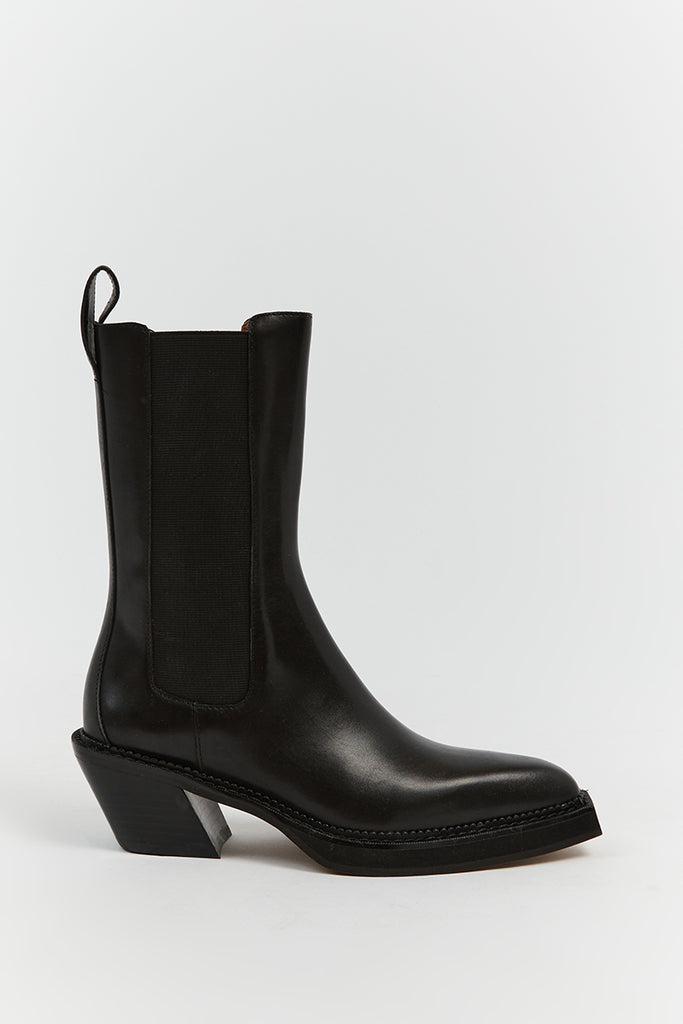 ALIAS MAE GABBI BLACK LEATHER BOOT | Dissh