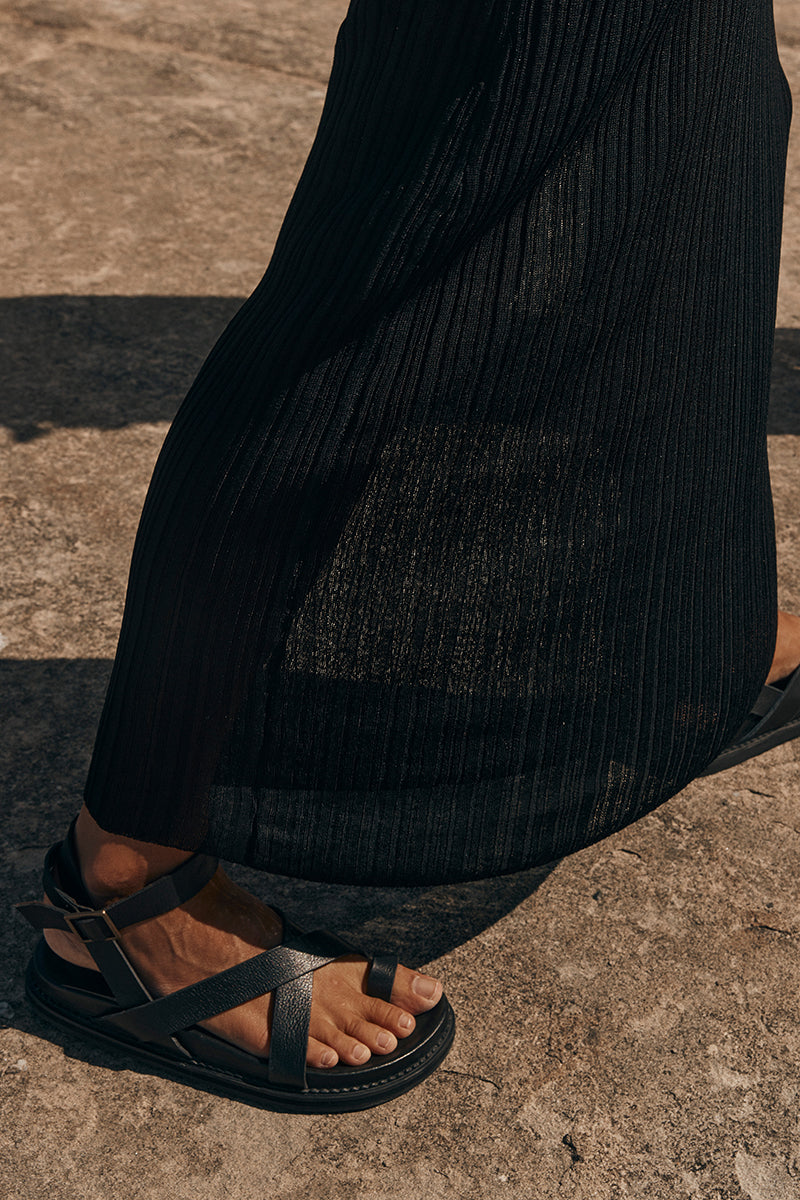 THE BALI TAILOR LENI BLACK SANDAL