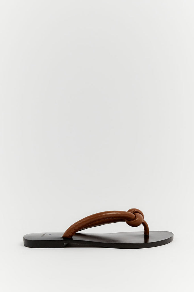 THE BALI TAILOR LOTTIE CHOC SANDAL | Dissh