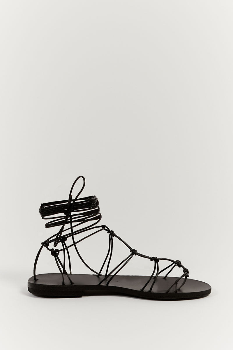 MARIA FARRO ERINI BLACK SANDAL Dissh